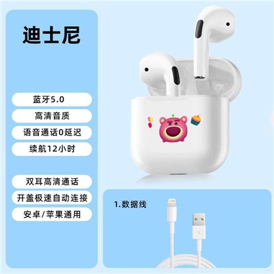 迪士尼無線藍牙入耳式耳機卡通迷你可愛風(fēng)